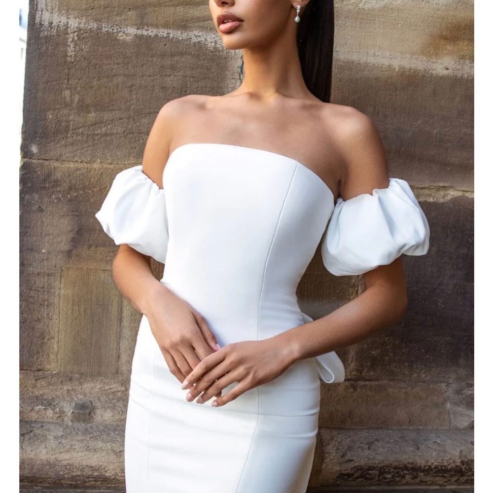 EMILIEE WHITE DRESS by Nadine Merabi